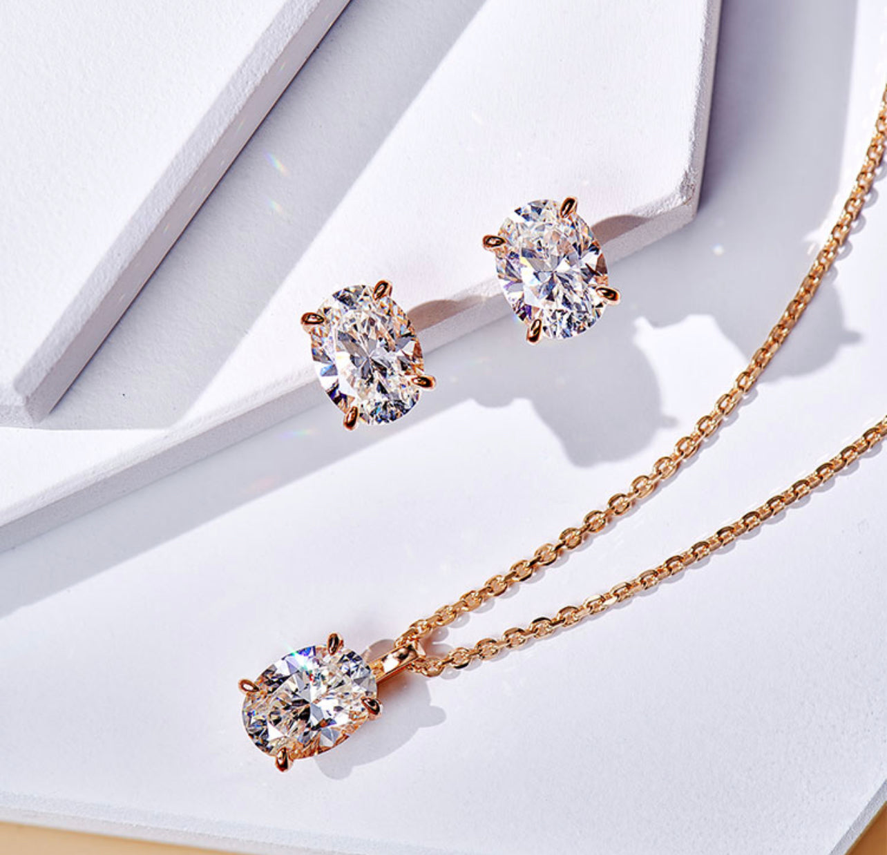 The Cassandra Moissanite Set by Intricata co.