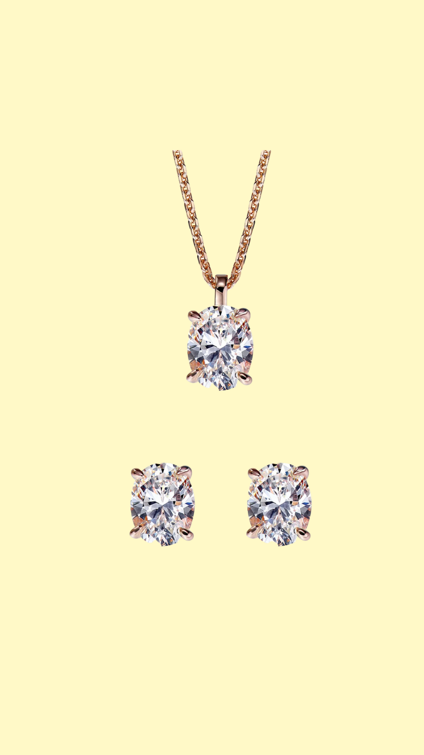 The Cassandra Moissanite Set by Intricata co.
