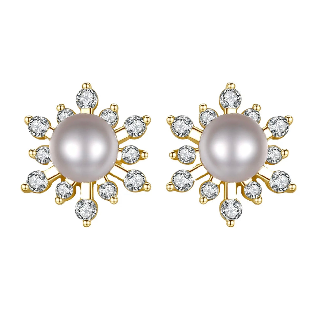 The Pearl of the Orient stud earring by Intricata co.