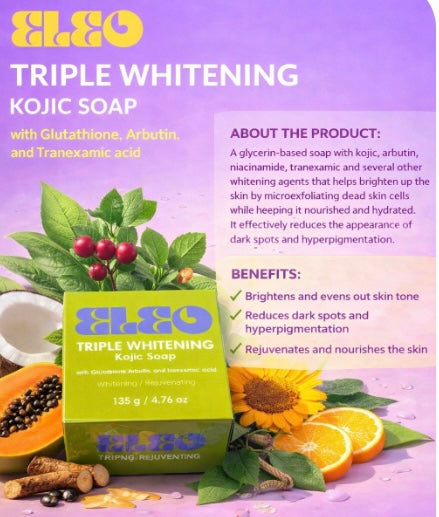 ELEO TRIPLE WHITENING KOJIC SOAP