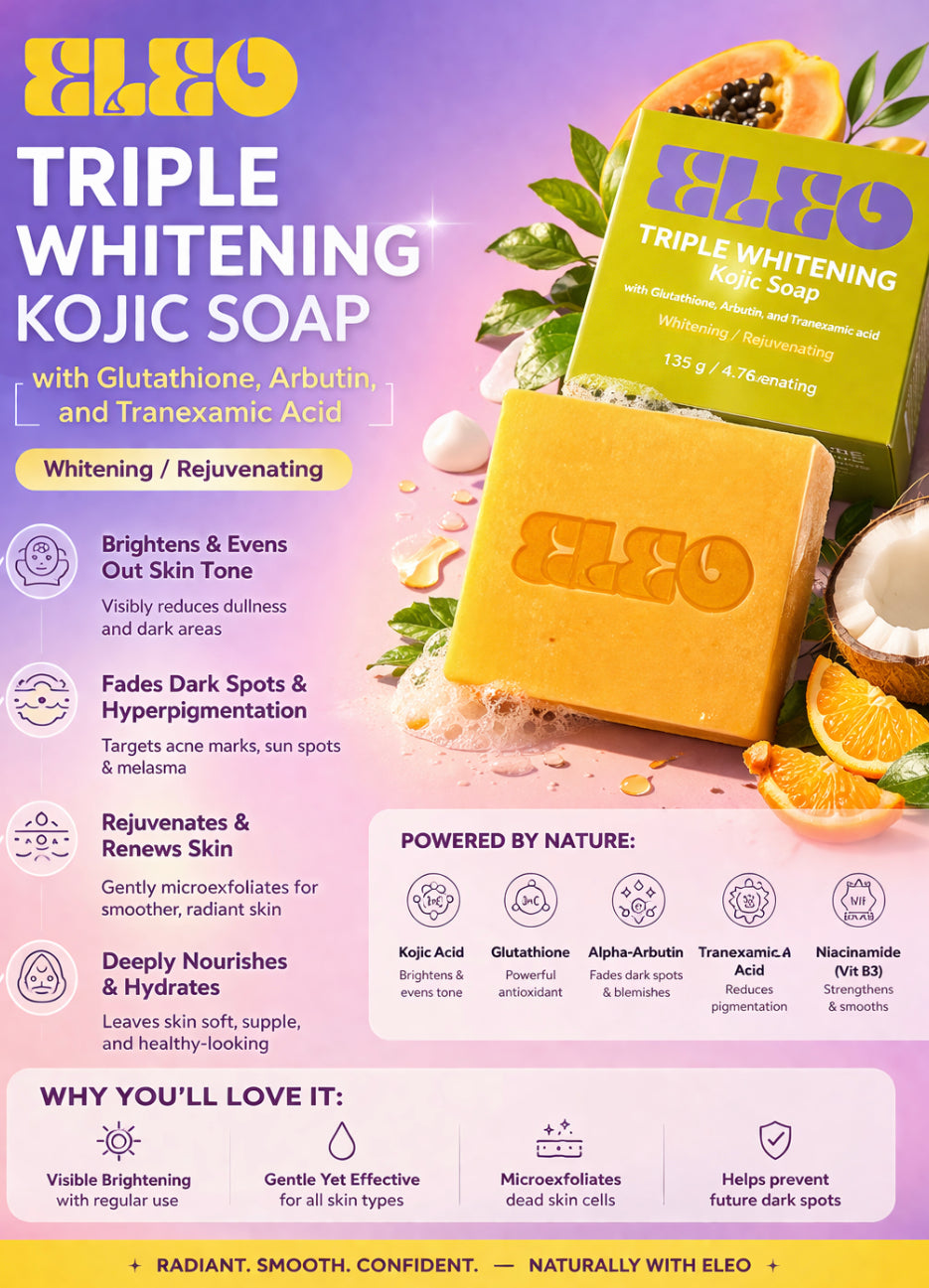 ELEO TRIPLE WHITENING KOJIC SOAP