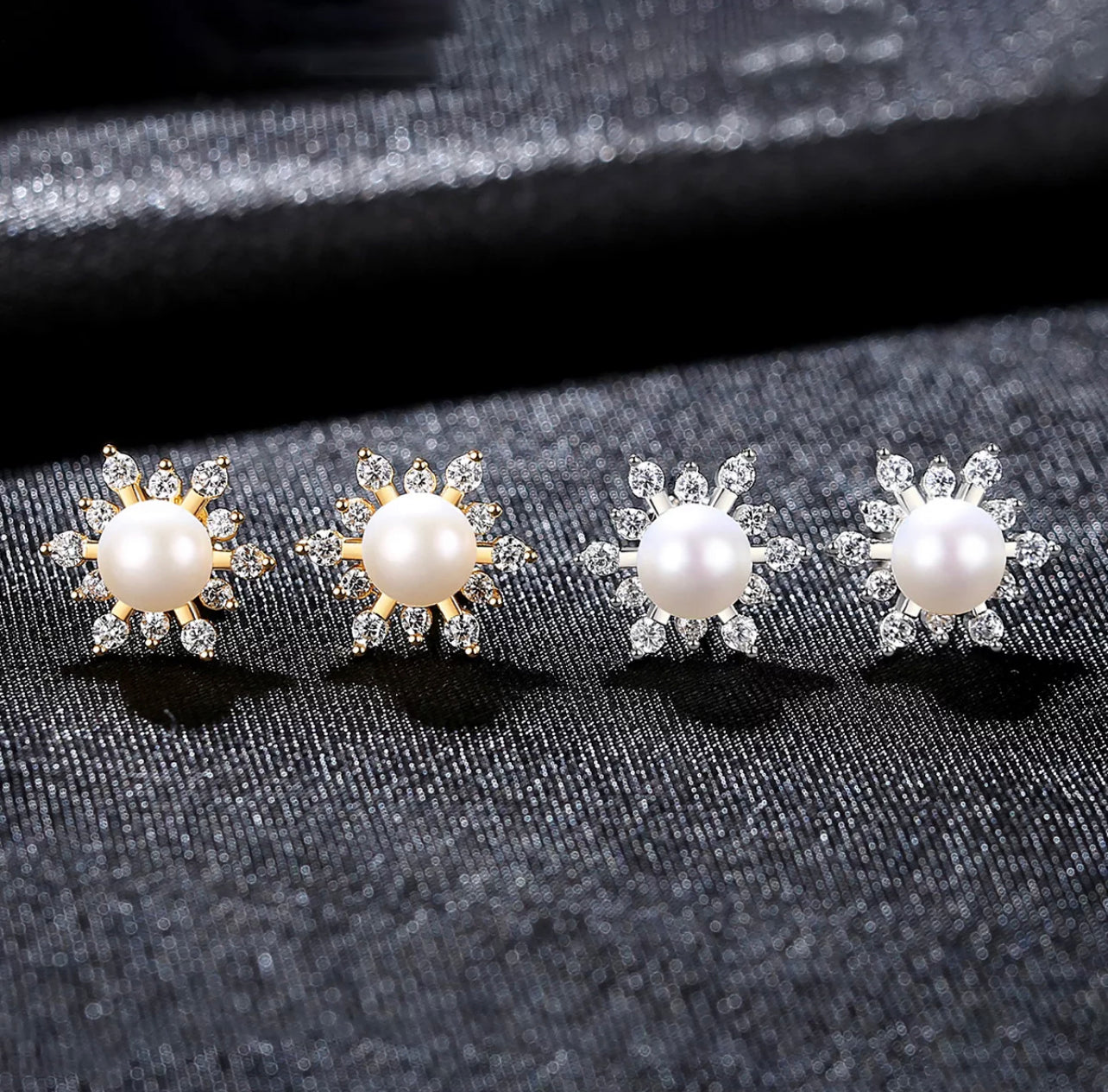 The Pearl of the Orient stud earring by Intricata co.