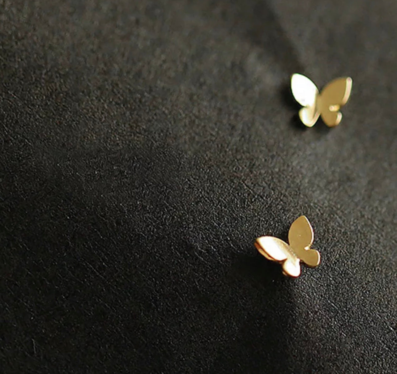 Mini Butterfly Stud Earring by Intricata co.