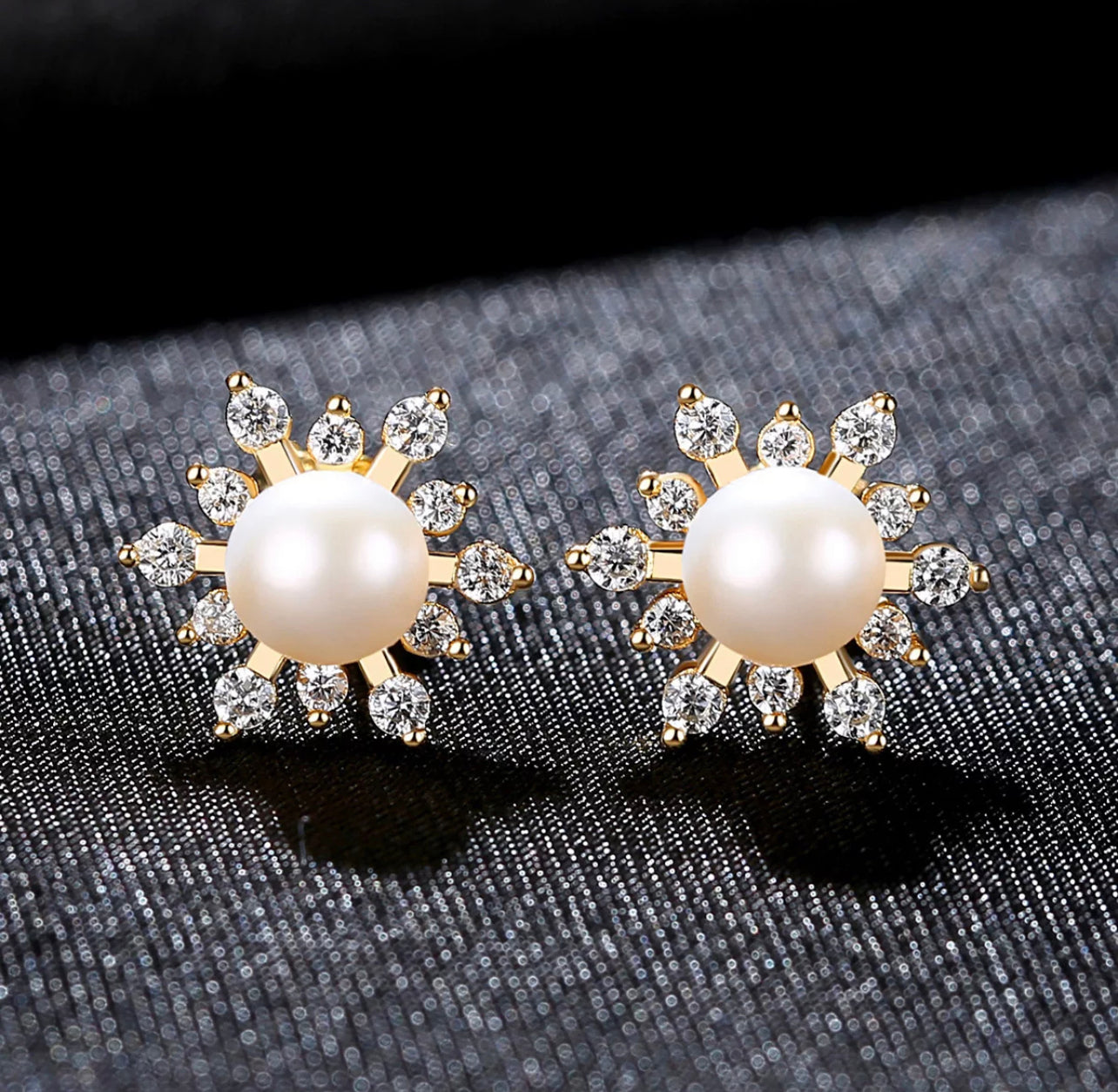 The Pearl of the Orient stud earring by Intricata co.