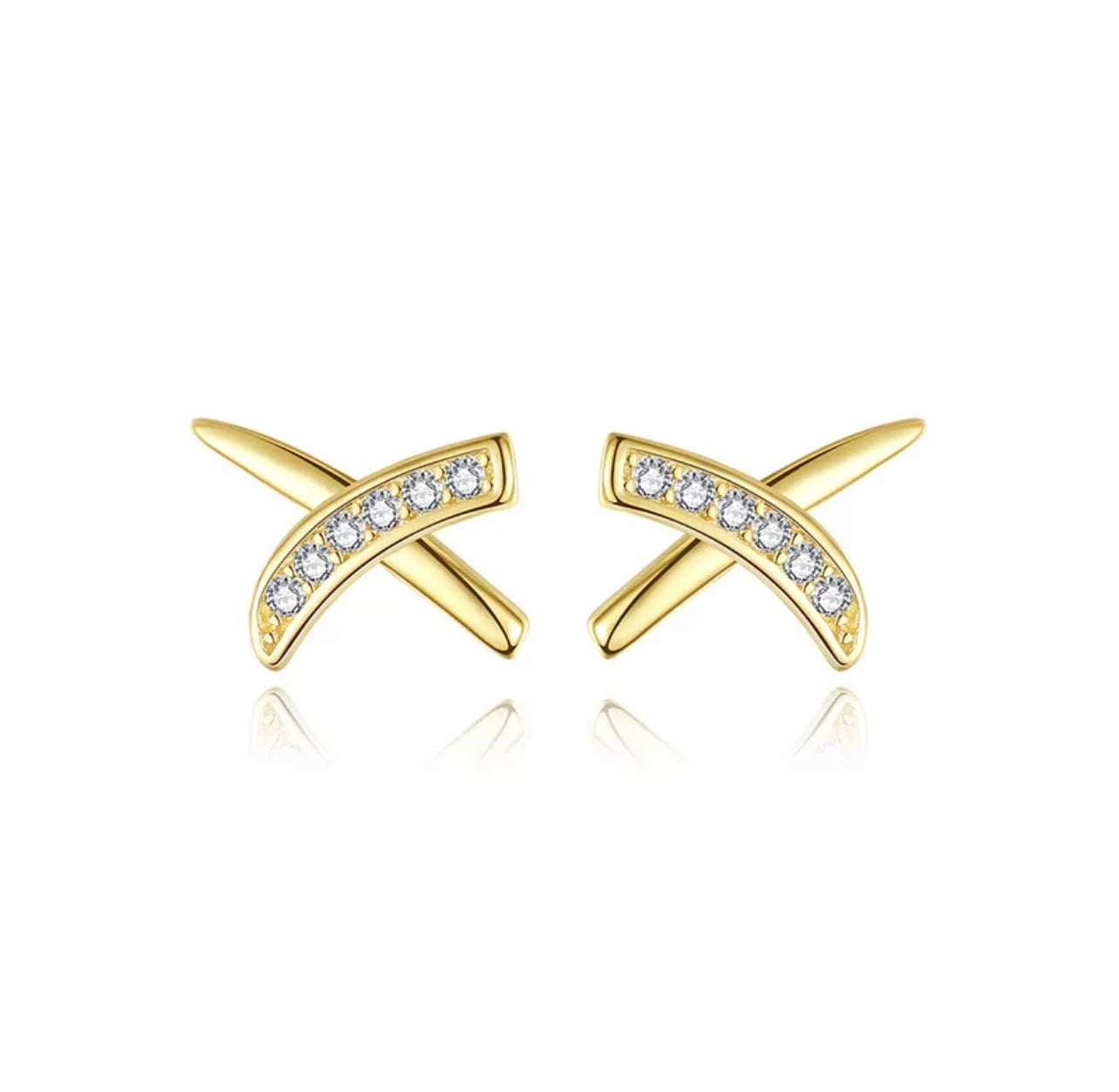 The Parisian Hug Stud Earring by Intricata co.