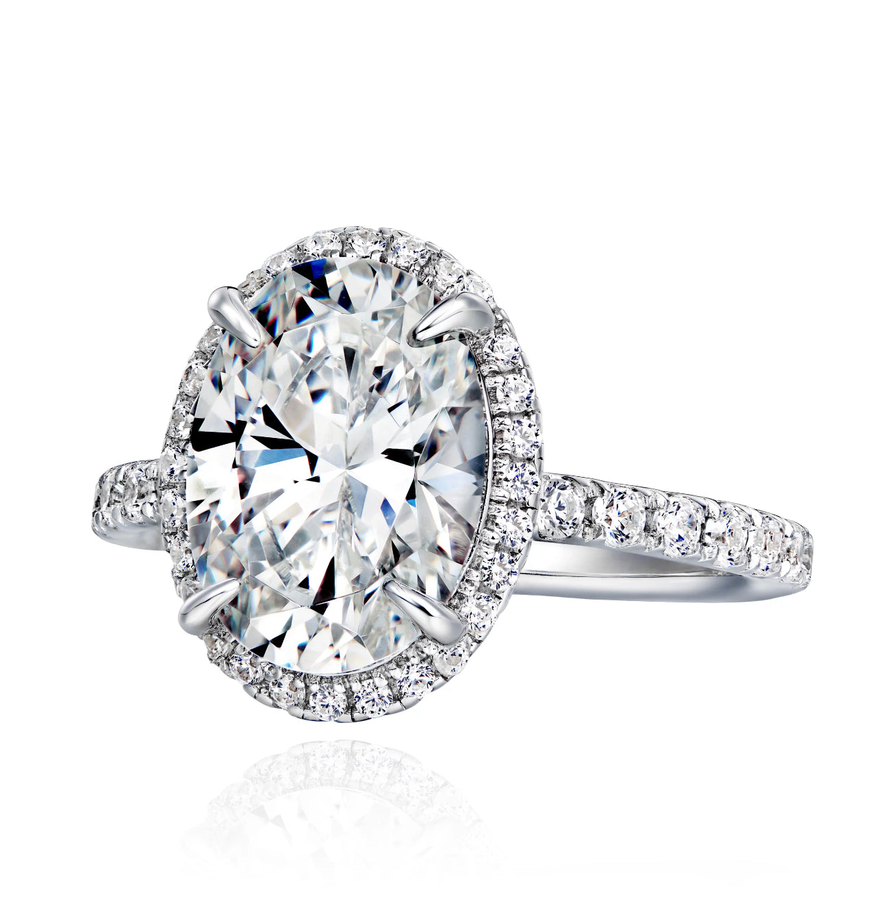 The Fantasia Moissanite Ring by Intricata co.