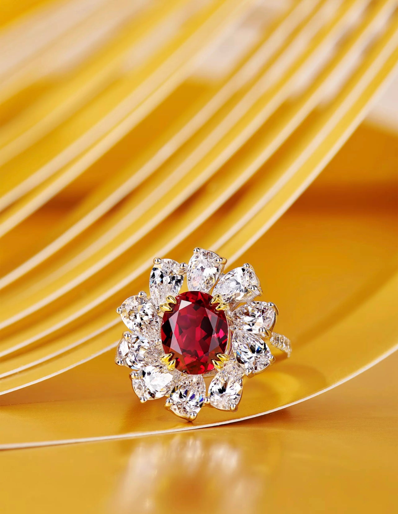 The Vera Ruby Ring by Intricata co.