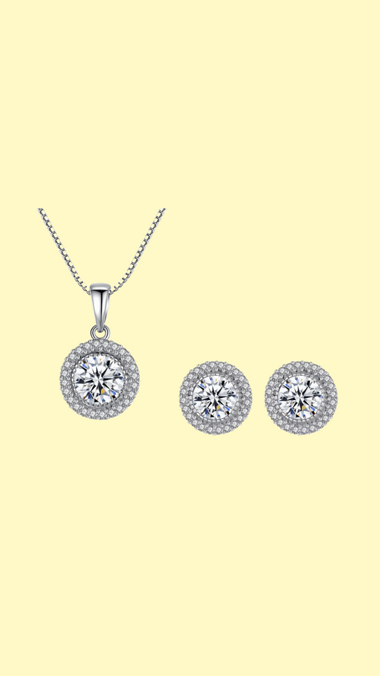 The Queen Martha Necklace/Earring Set by Intricata co.