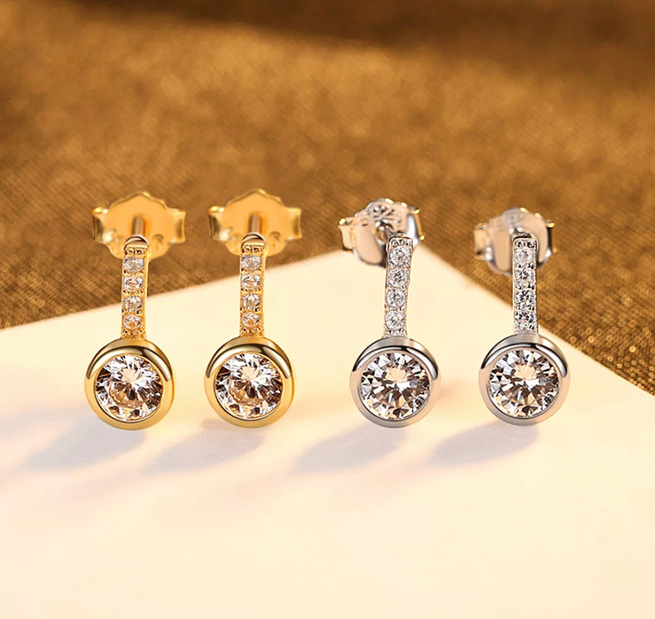 The Martelli’s turned cup stud earring by Intricata co.