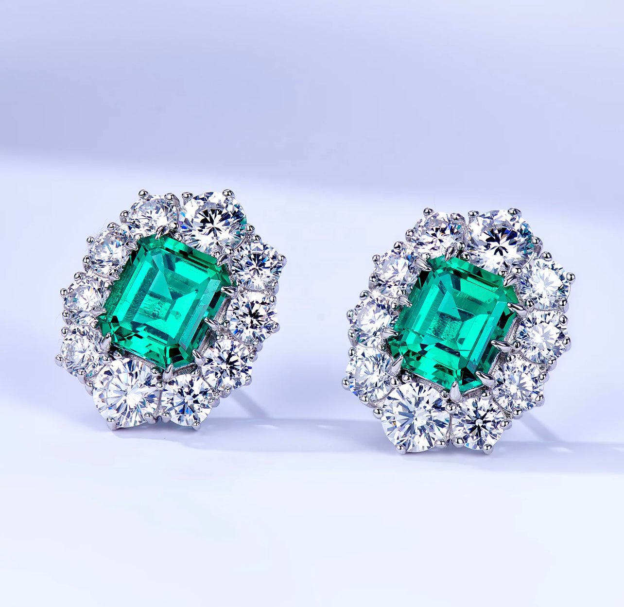 The Basthia Emerald Set by Intricata co.