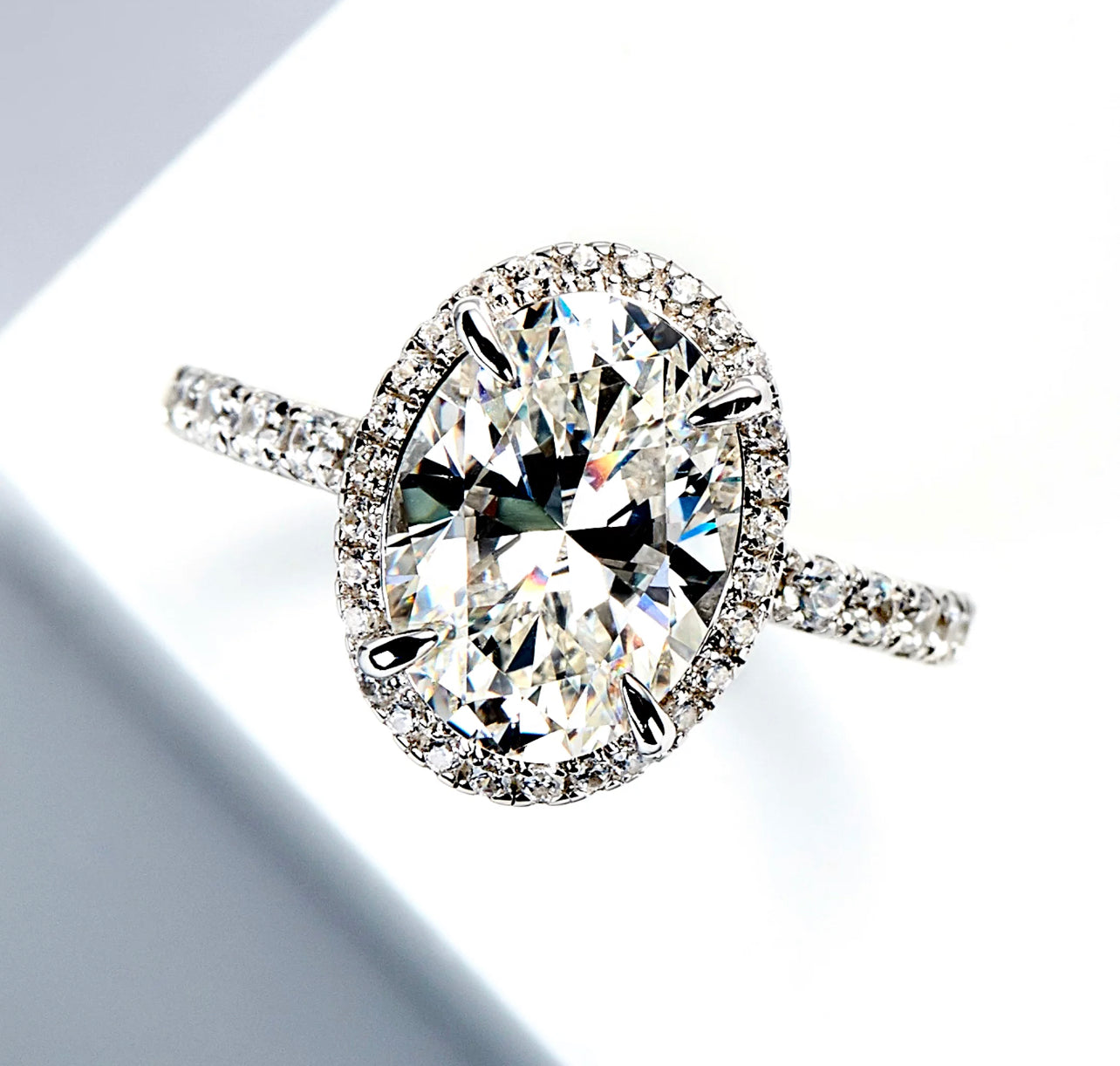 The Fantasia Moissanite Ring by Intricata co.