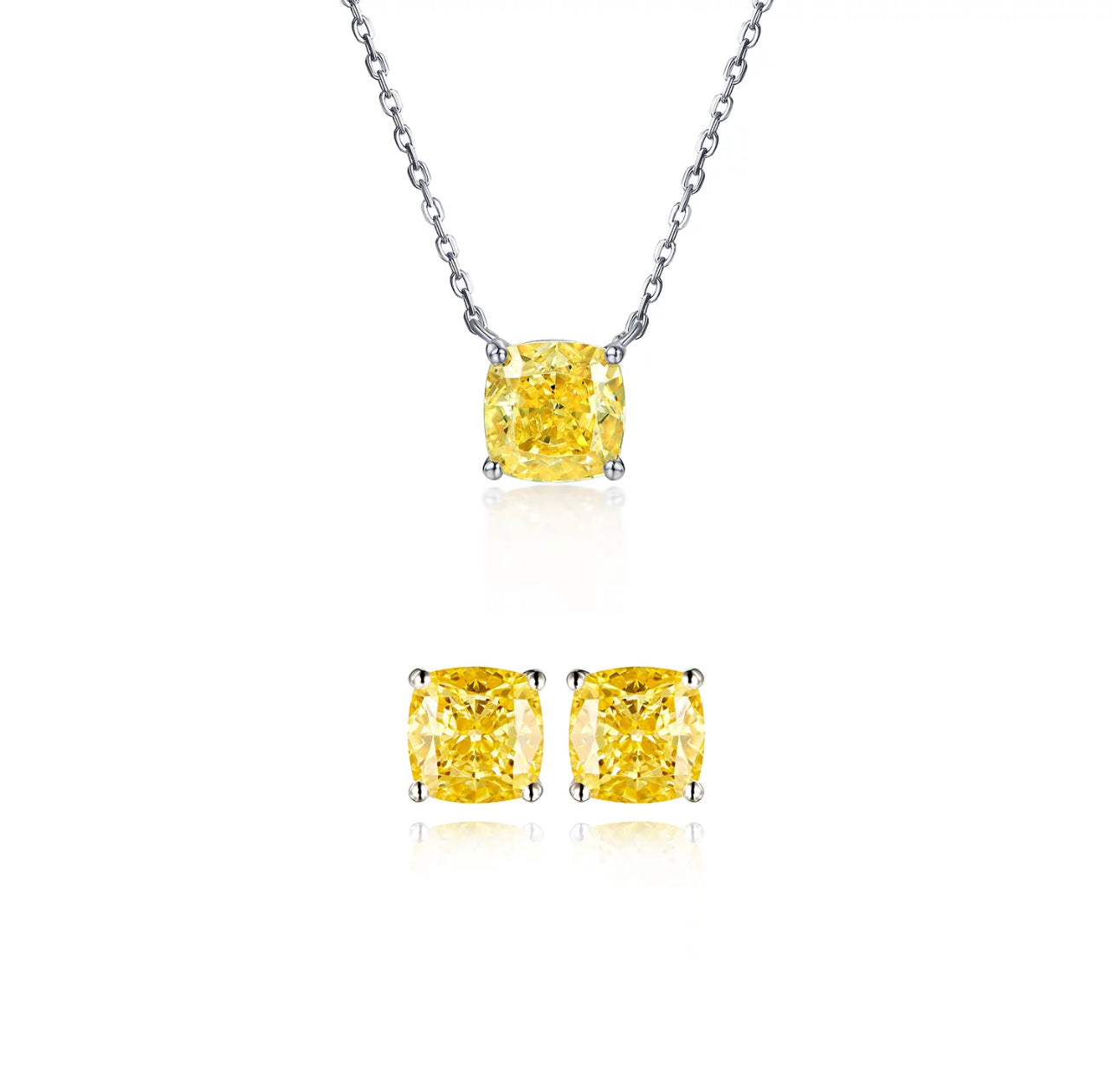 The Reema Yellow Moissanite Set by Intricata co.