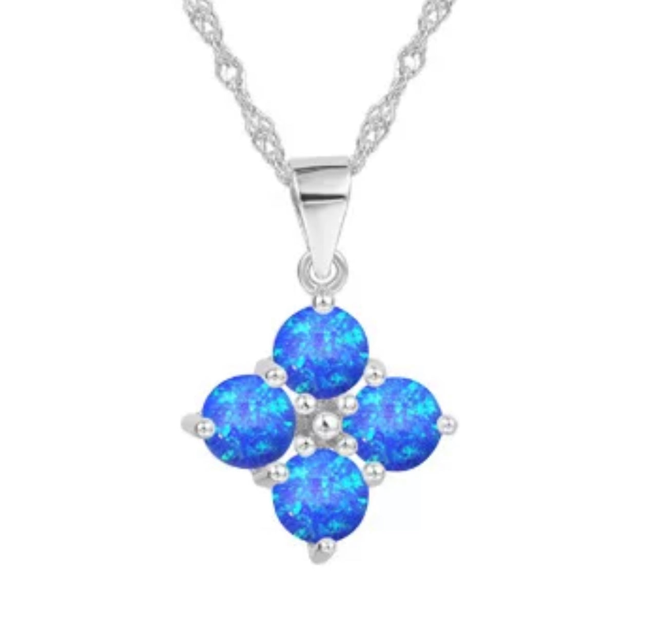 The Blue Opal Clover Set by Intricata co.