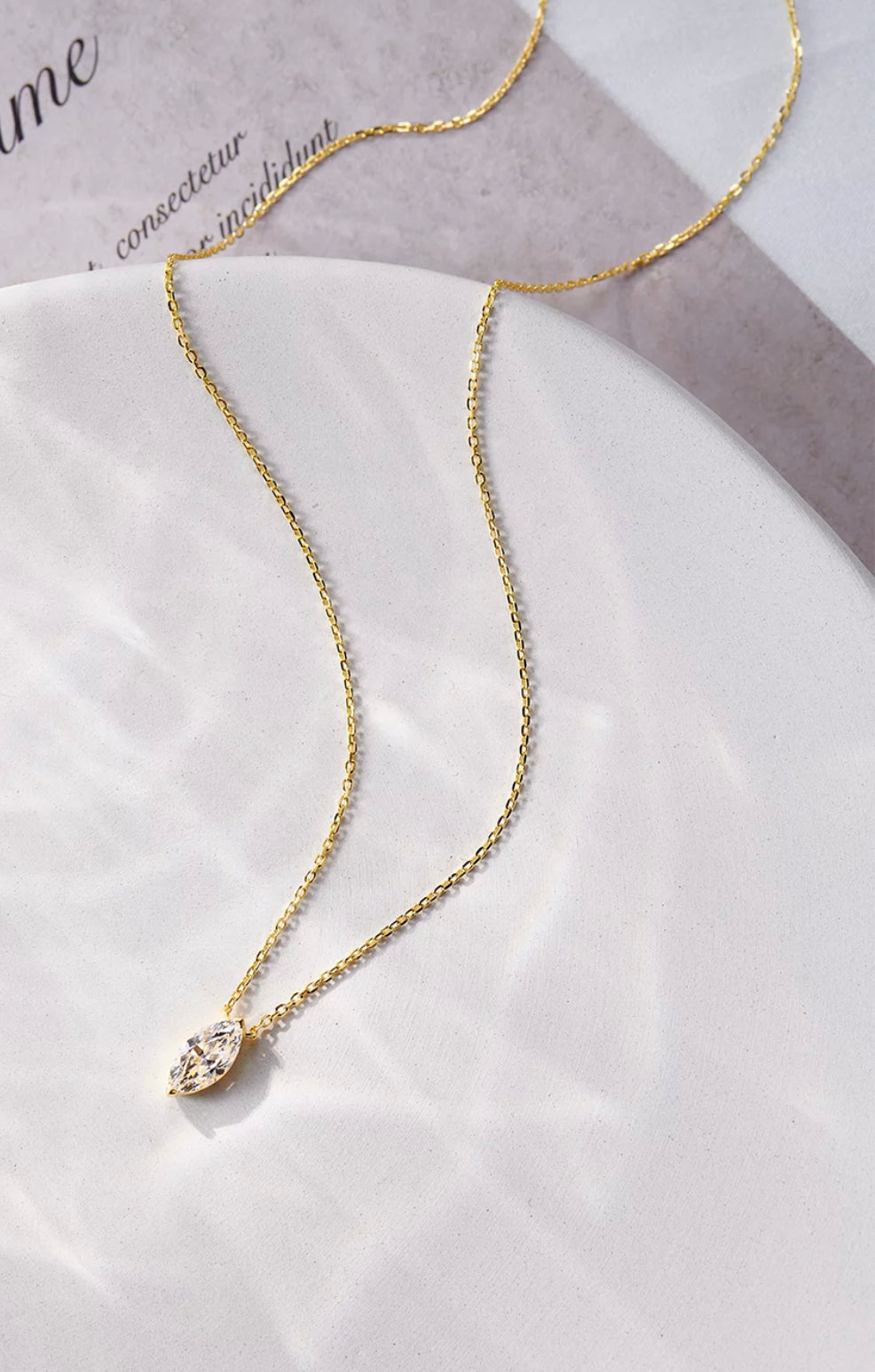 The One Teardrop Necklace