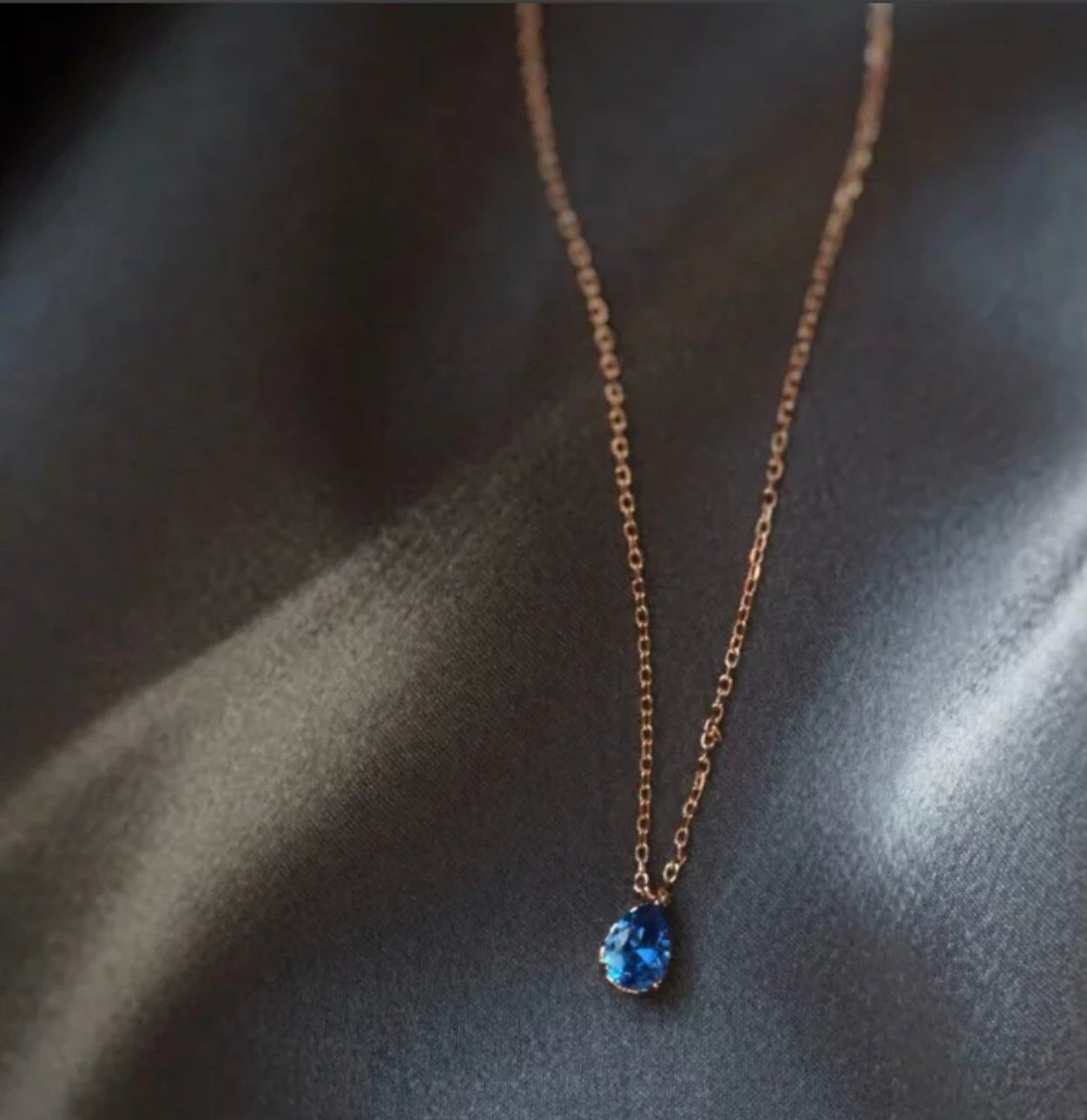 The Blue diamond drop by Intricata co.