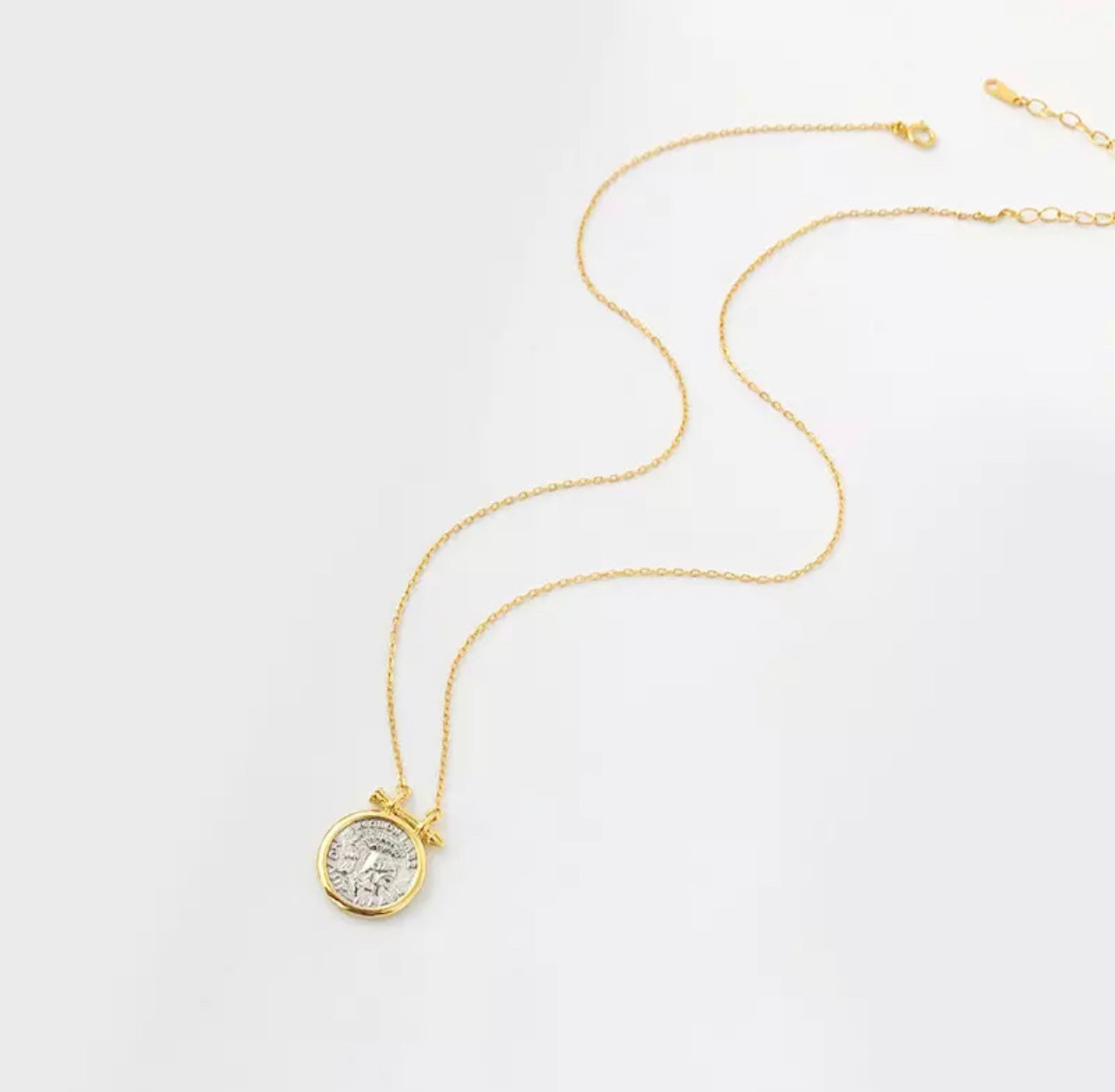 The Roman Coin Necklace by Intricata co.