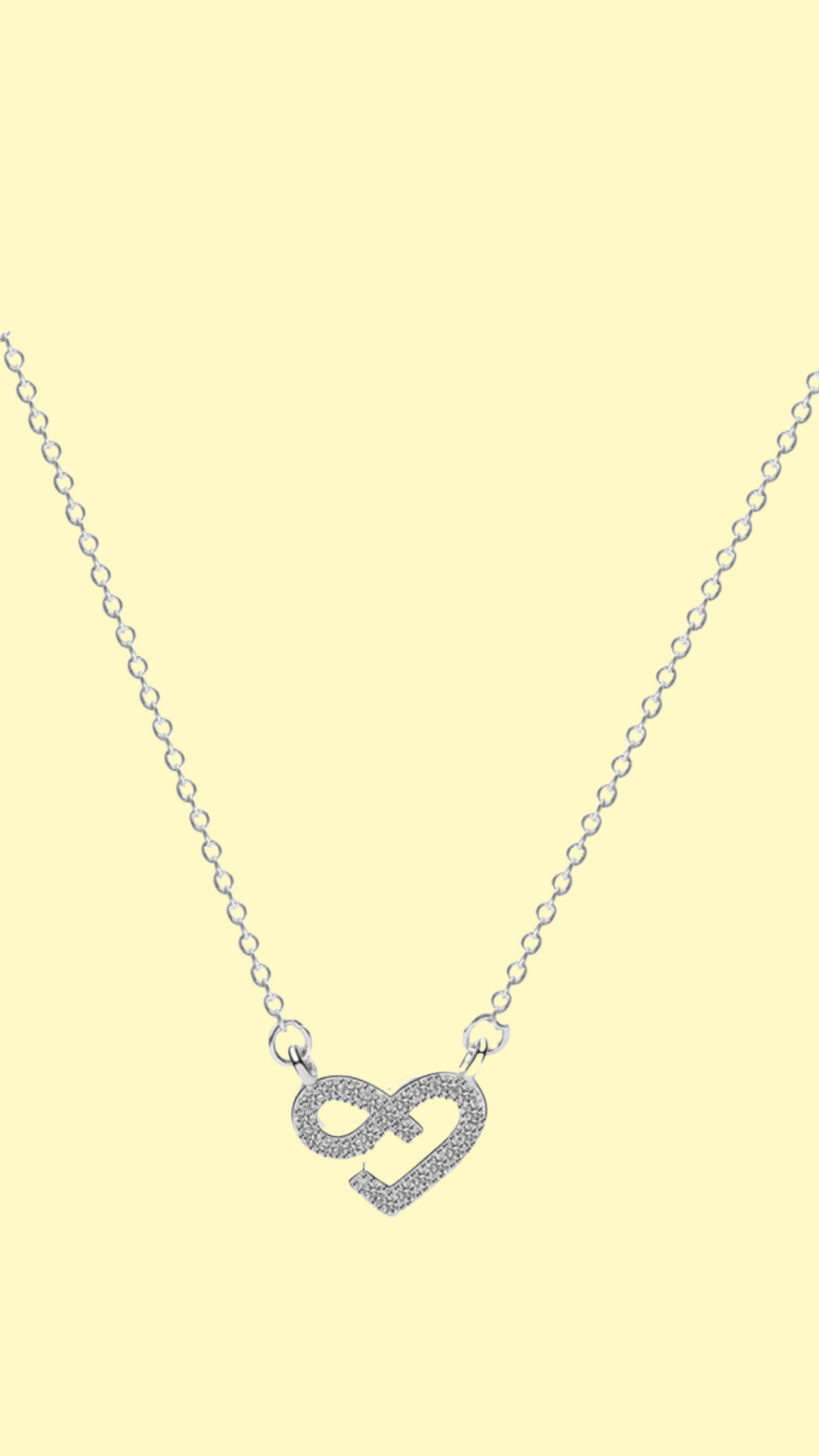 The Infinity Heart Necklace by Intricata co.