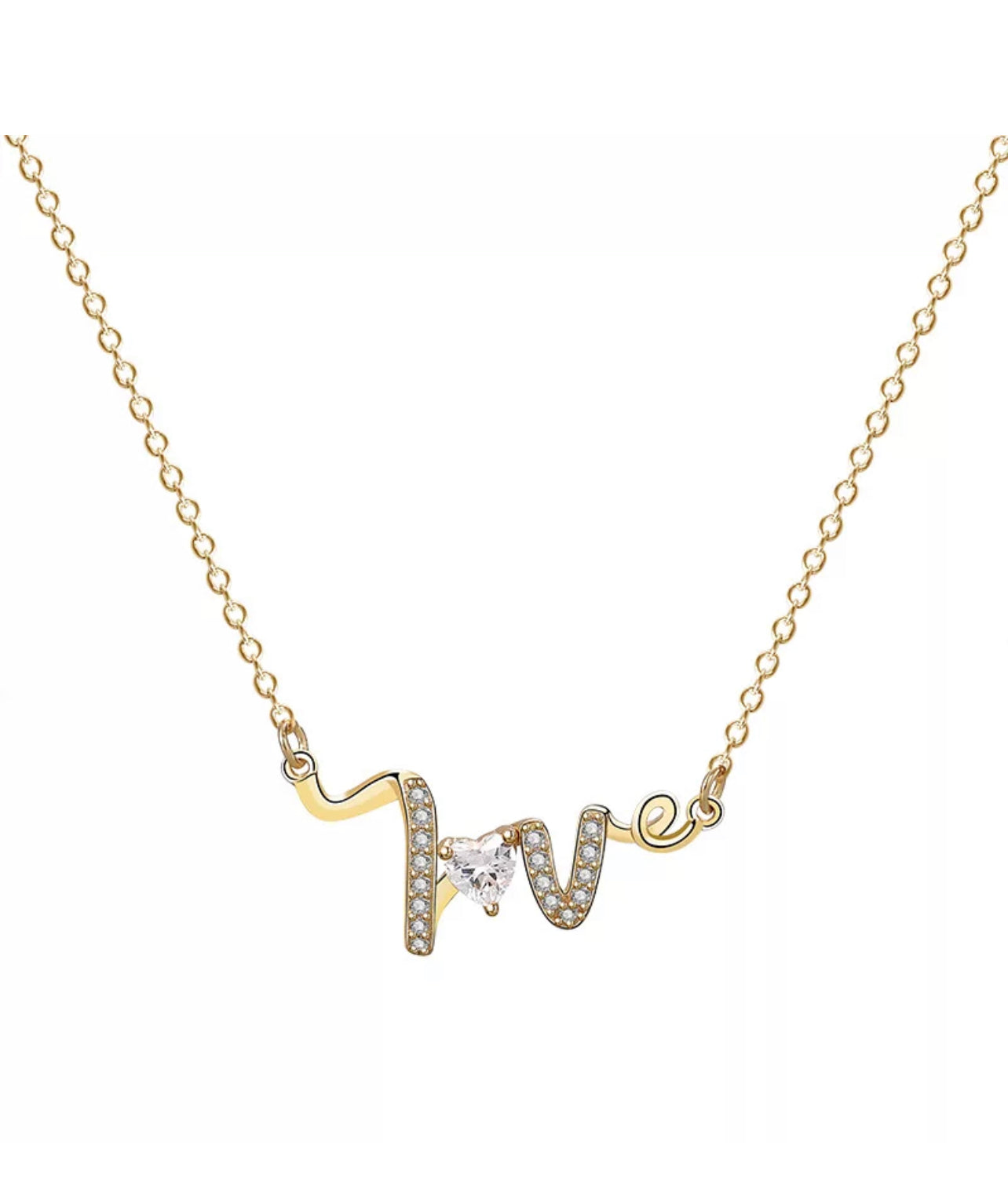 “I Wear Love On” Necklace by Intricata co.