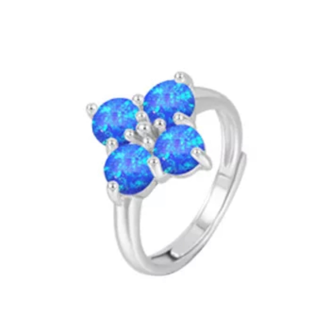 The Blue Opal Clover Set by Intricata co.