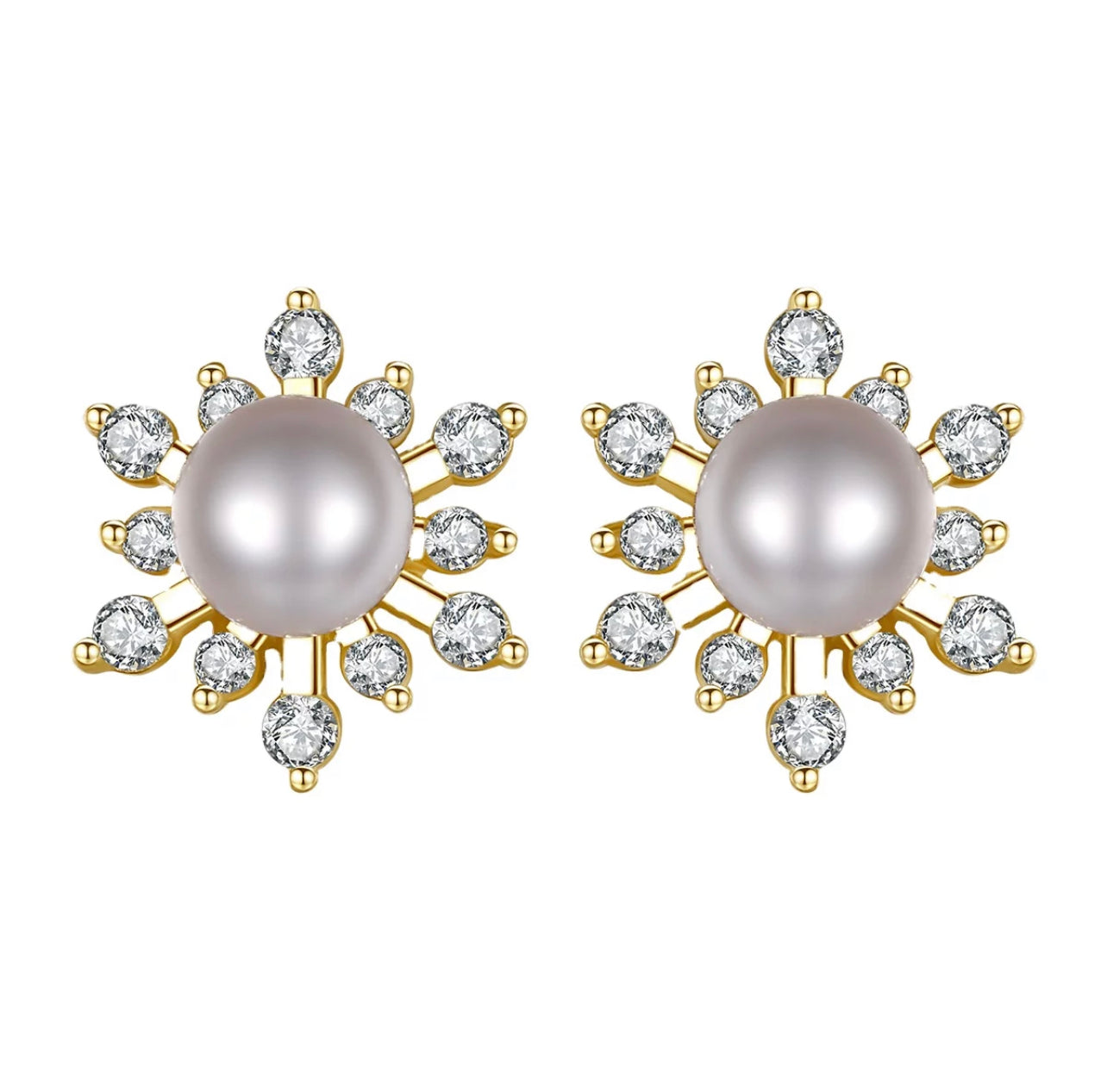 The Pearl of the Orient stud earring by Intricata co.