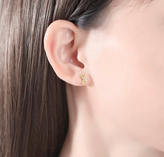 The Parisian Hug Stud Earring by Intricata co.