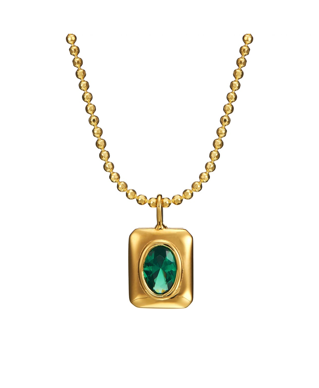 The Emerald Well Necklace by Intricata co