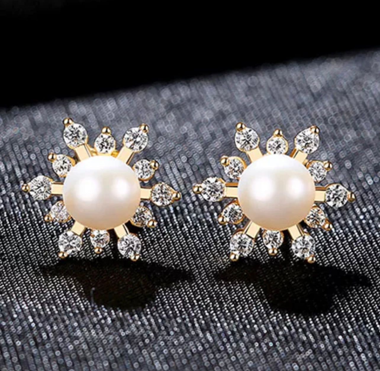 The Pearl of the Orient stud earring by Intricata co.