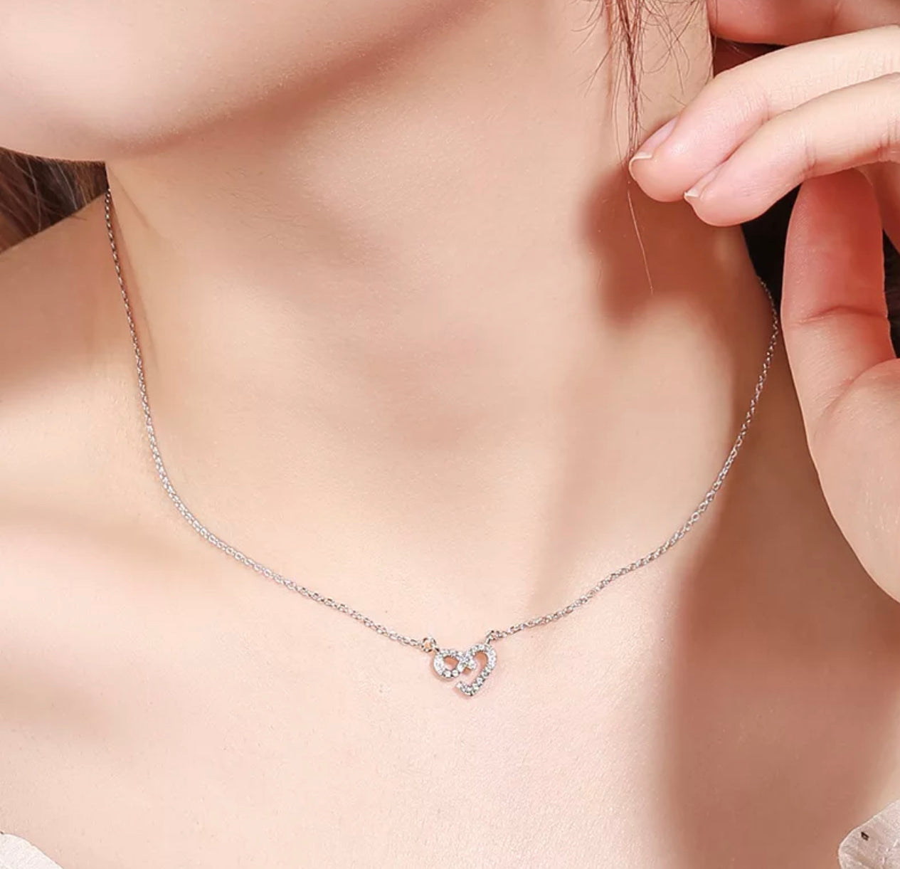 The Infinity Heart Necklace by Intricata co.