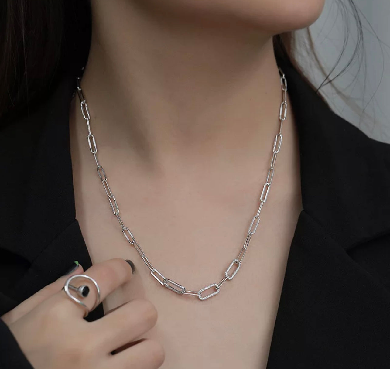 The Paperclip Necklace by Intricata co.