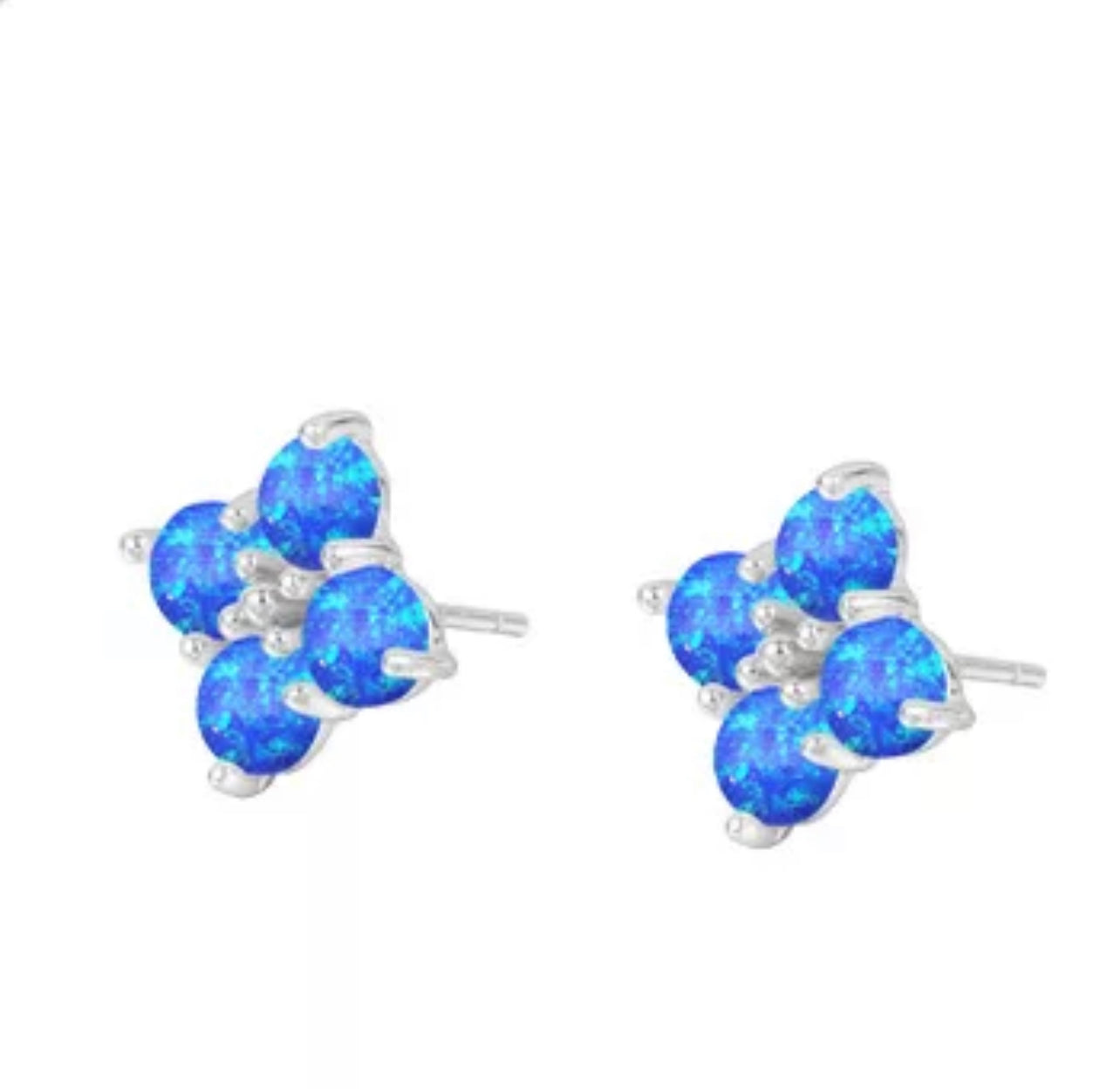 The Blue Opal Clover Set by Intricata co.