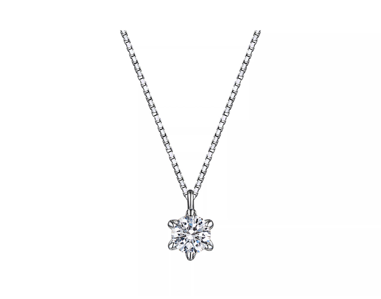 The Avandia Moissanite Necklace by Intricata co.