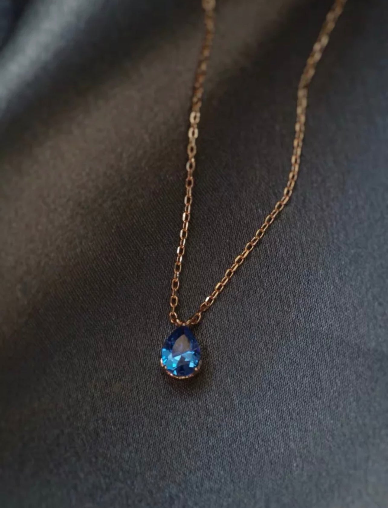 The Blue diamond drop by Intricata co.